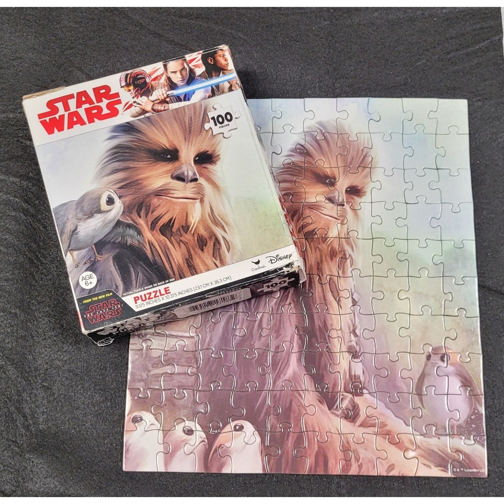 Cardinal Disney Star Wars The Last Jedi Chewbacca 100 Piece Jigsaw Puzzle